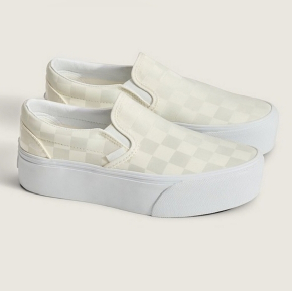 Vans Shoes - NEW! Vans Classic Slip-On Stackform Checkerboard (Price Firm)